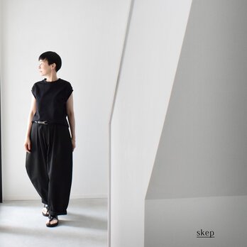 bong tang パンツ：黒［PT79LPBK］の画像