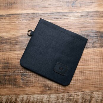 財布カバー 長財布 ウォレットスリーブ 保護カバー ブラック Sサイズ HAK071-S-Blackの画像
