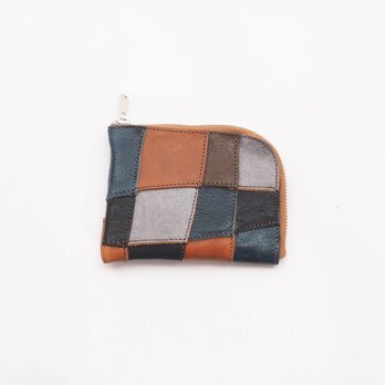 random leather wallet （Tsugi3）11×8/小銭入れ/カード入れ/WS001t3の画像