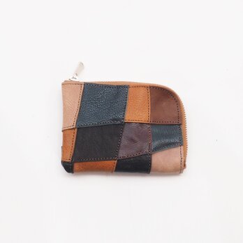 random leather wallet （Tsugi4）11×8/小銭入れ/カード入れ/WS001t4の画像