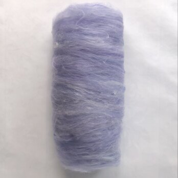 ふわふわ羊毛バッツ〜Lavender tsumi mix〜40gの画像