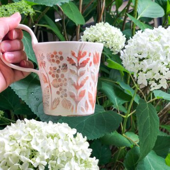 マグカップ　―kakiotoshi “花の中の花”の画像