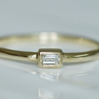 K10製　ダイヤモンドのリングの画像