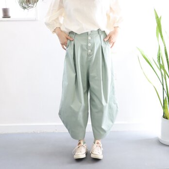 cotton chino squash pants (celadon)の画像
