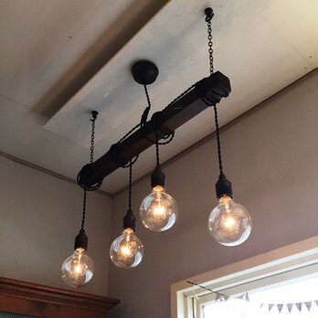 bar lamp 4 socket　NIS-61の画像