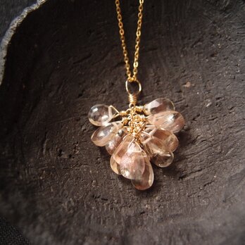 【OUTLET】Oregon Sunstone【K14gf】Light color オレゴンサンストーン チャームの画像