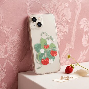 ＜Androidソフト＞スマホケース【ストロベリー】