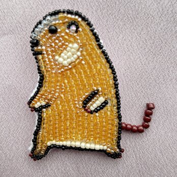 プレリードッグのブローチの画像