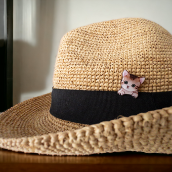Baby猫のポケットブローチ（ブローチ/ピンバッジ）の画像