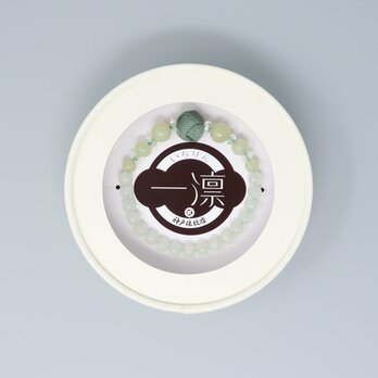 一凛 天然石ブレスレット グリーンオニキス・緑　UDA196