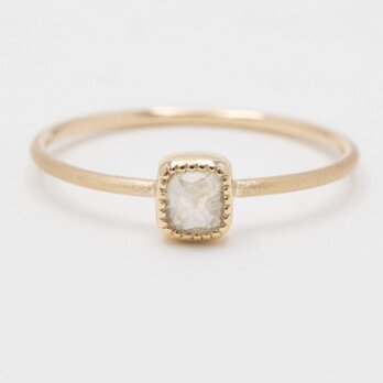 L'EAU rectangle diamond ringの画像