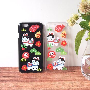 ＜Androidソフト＞スマホケース【めでた張子犬】の画像