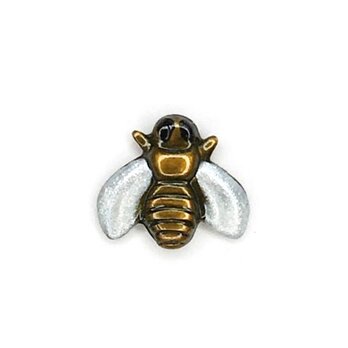 アメリカ製 メタルボタン ミツバチ SC　 昆虫　B-2155　蜜蜂の画像