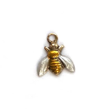 アメリカ製 メタルチャーム ミツバチS SC　 昆虫 　 B-2288　蜜蜂の画像