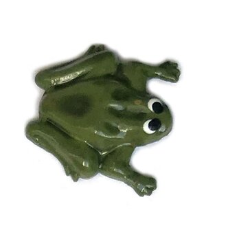 アメリカ製 メタルボタン カエルL SC 蛙 　 B-2134　アマガエル 　かえる　フロッグの画像