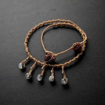 hemp&ﾌﾞﾗｯｸﾙﾁﾙのﾌﾞﾚｽﾚｯﾄ/ﾈｯｸﾚｽ