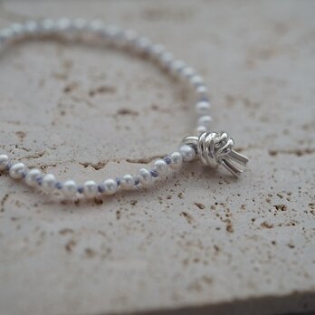 【knot】silver925 knot bracelet ３の画像