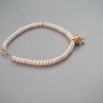 【knot】18kgp knot braceletの画像