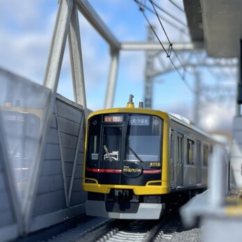 東急線　多摩川駅　ジオラマの画像