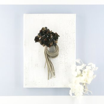 Corsage. コサージュ" 黒紫陽花のBouquet. "の画像