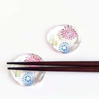 花火の箸置き <ピンク>の画像