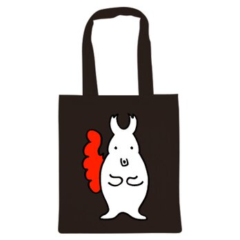 りすフラットトートバッグの画像