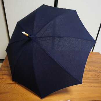 麻生地 藍染 日傘の画像