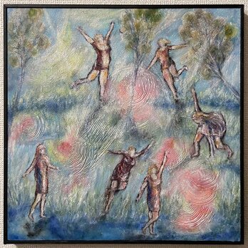 オリジナル絵画 油彩　タイトル Something Happiness_7の画像