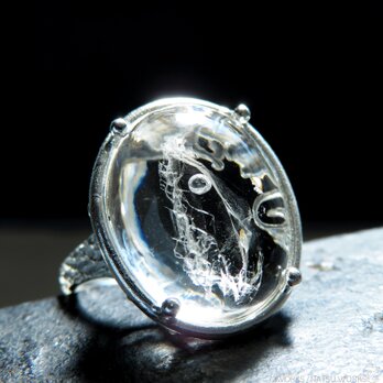 水入り水晶 リング / Enhydro Quartz Ringの画像