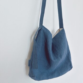 ショルダーbag　　藍色の画像