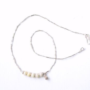 -Opal- silver necklaceの画像