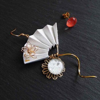 匠工房　和心アシンメトリー(Asymmetry)　ピアス・イヤリングの画像