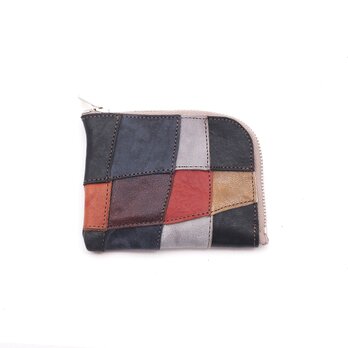 random leather wallet （Tsug7）11×8/ミニ財布/旅行用/小銭入れ/カード入れ/WS001t7の画像