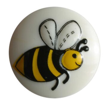 ドイツ製ボタン ミツバチ サークル2個 DB 昆虫 　 B-0558　蜜蜂の画像