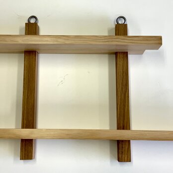 木製吊り棚（２段）の画像