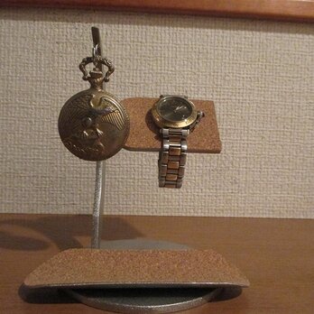 腕時計スタンド　懐中時計スタンド　腕時計＆懐中時計スタンド2の画像