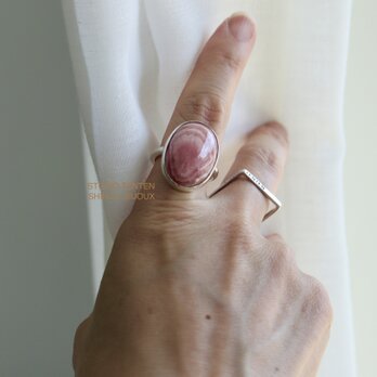 [インカの薔薇 rhodochrosite]ringの画像