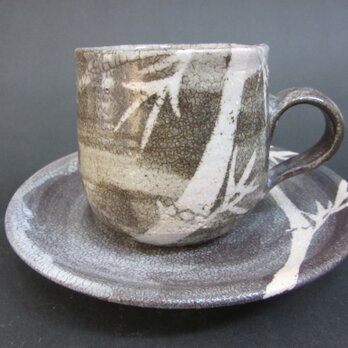 絵唐津コーヒーカップ（竹）の画像