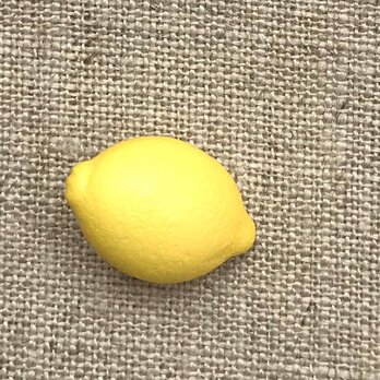 フランス製 ボタン2個 13mm レモン AH フルーツ 　 B-2359　果物　檸檬の画像