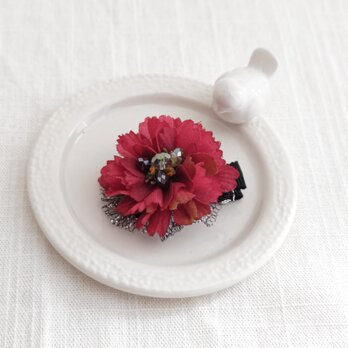 red flower clipの画像