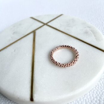 Caviar Ring-Gold/Pink goldの画像