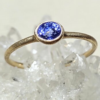 blue sapphire＊K10 ringの画像