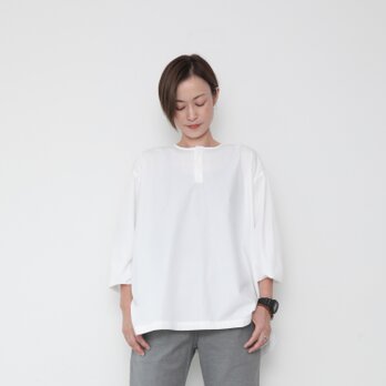 Moc blouse / whiteの画像