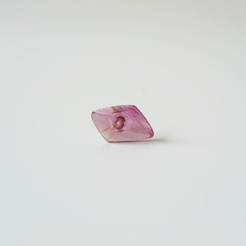 K10YG 天然石ピアス【Pink Tourmaline】の画像