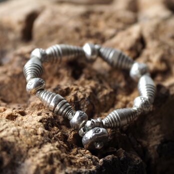 beads ring -silver950-の画像