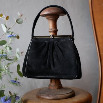 ノワールの素敵なバッグ　フランスアンティーク　ブロカント　アンティークのある暮らしの画像