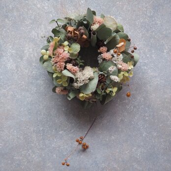 瀬戸内ユーカリの秋色ミニリース