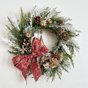 Green winter wreath VII