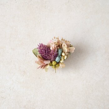 お花のポニーフック　「小さな宝箱」の画像