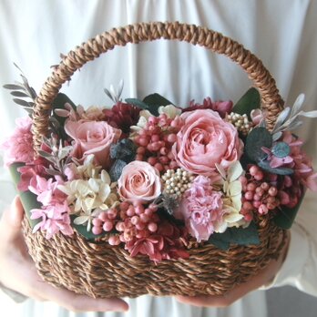 Flowerbasket Antique Pinkrose#02の画像